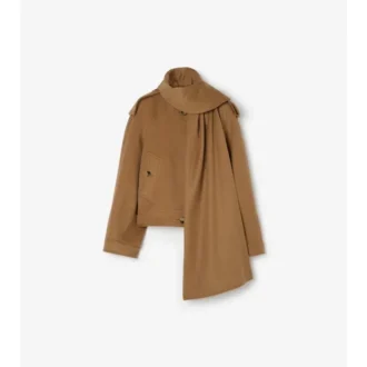 Abnehmbarer Schal Kaschmirjacke