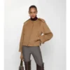 Abnehmbarer Schal Kaschmirjacke