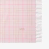 Baby-Decke aus Wolle mit Karomuster