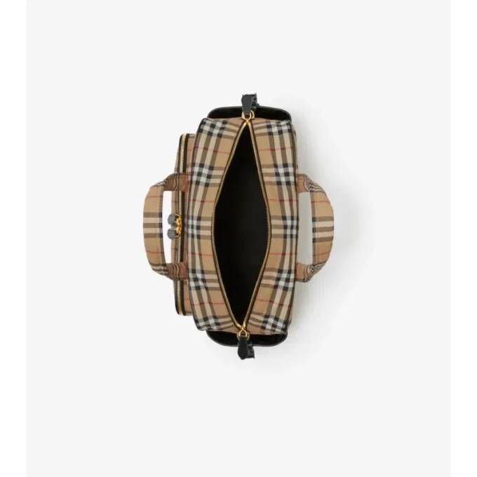 Baby-Wickeltasche mit Karomuster