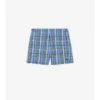 Badehose mit Karomuster