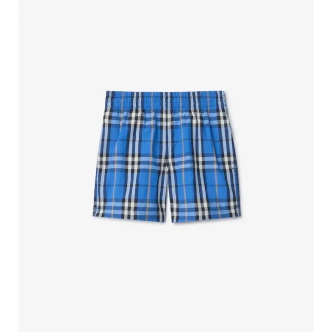Badehose mit Karomuster