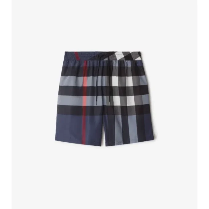 Badehose mit Karomuster