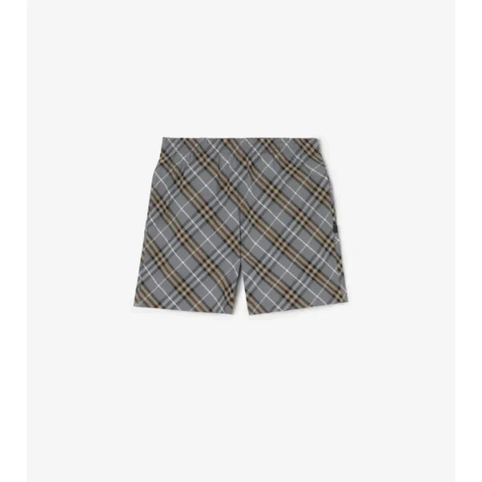 Badehose mit Karomuster