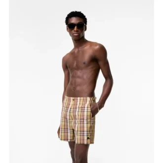 Badehose mit Karomuster