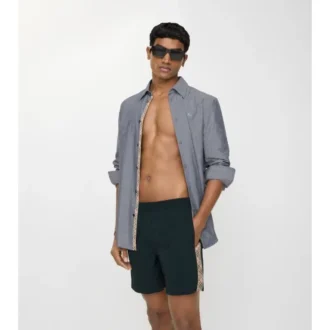 Badehose mit Karomuster