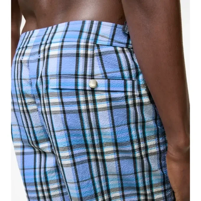 Badehose mit Karomuster
