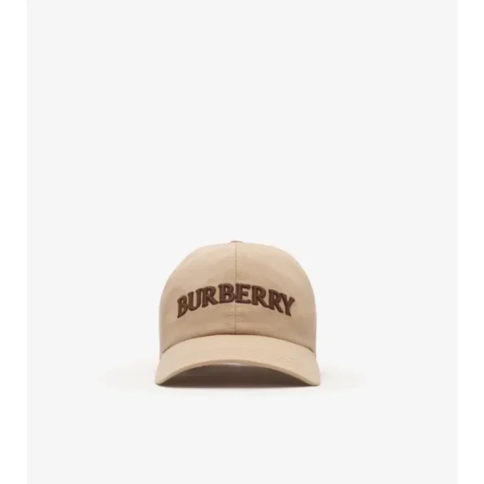 Baseballkappe aus Gabardine mit Logo