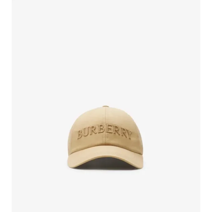 Baseballkappe aus Gabardine mit Logo