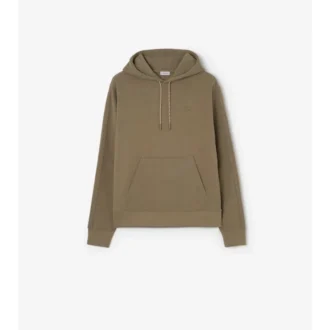 Baumwoll-Hoodie mit Karomuster