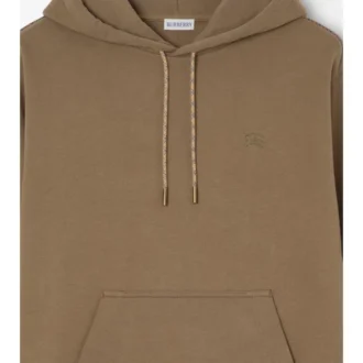 Baumwoll-Hoodie mit Karomuster