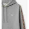 Baumwoll-Hoodie mit Karomuster