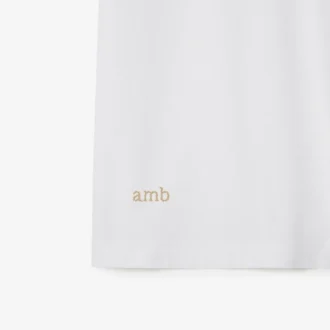 Baumwoll-Poloshirt mit Karomuster am Kragen