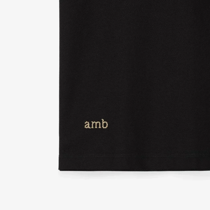 Baumwoll-Poloshirt mit Karomuster am Kragen