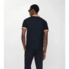 Baumwoll-Poloshirt mit Logo am Kragen