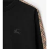 Baumwoll-Sweatshirt mit Karomuster