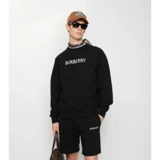 Baumwoll-Sweatshirt mit Logo