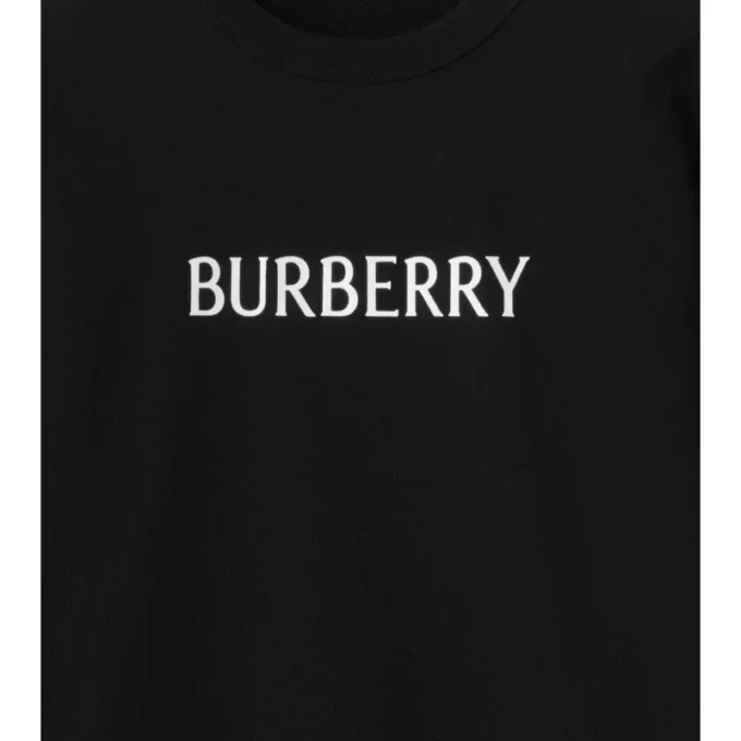 Baumwoll-Sweatshirt mit Logo