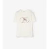 Baumwoll-T-Shirt mit Check-Knight-Stempel