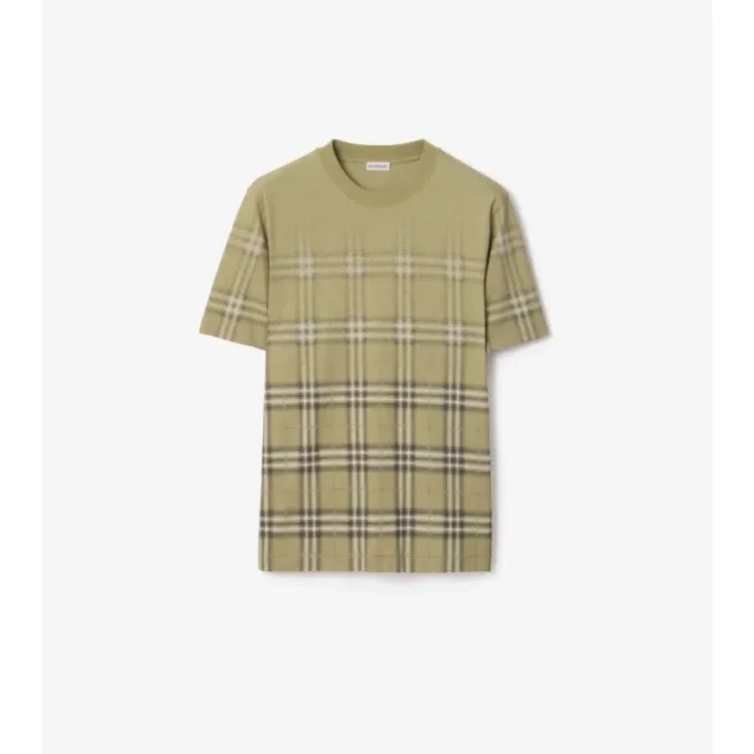 Baumwoll-T-Shirt mit Farbverlauf