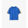 Baumwoll-T-Shirt mit Karomuster