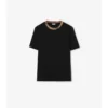 Baumwoll-T-Shirt mit Karomuster