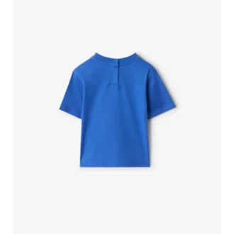 Baumwoll-T-Shirt mit Karomuster