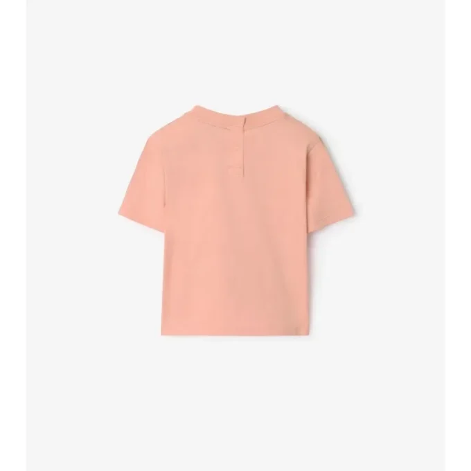 Baumwoll-T-Shirt mit Karomuster