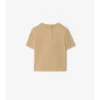 Baumwoll-T-Shirt mit Karomuster