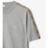 Baumwoll-T-Shirt mit Karomuster