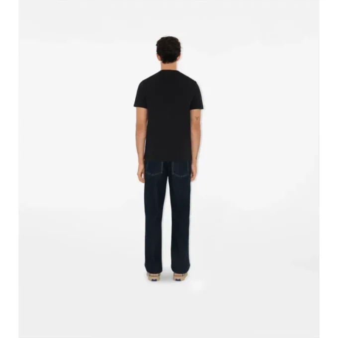 Baumwoll-T-Shirt mit Karomuster
