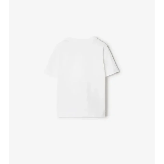 Baumwoll-T-Shirt mit Karomuster