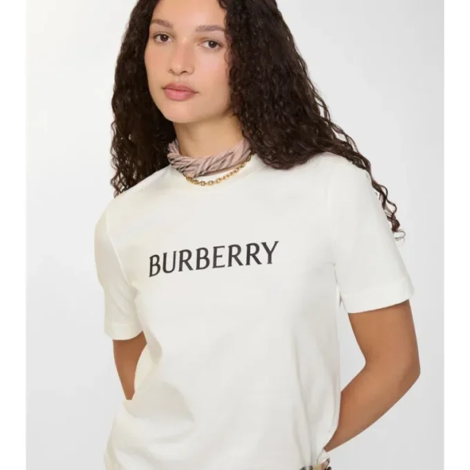Baumwoll-T-Shirt mit Logo