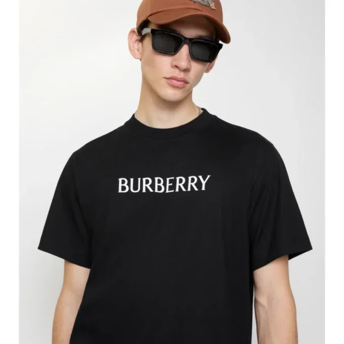 Baumwoll-T-Shirt mit Logo