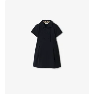 Baumwoll-Trench-Kleid