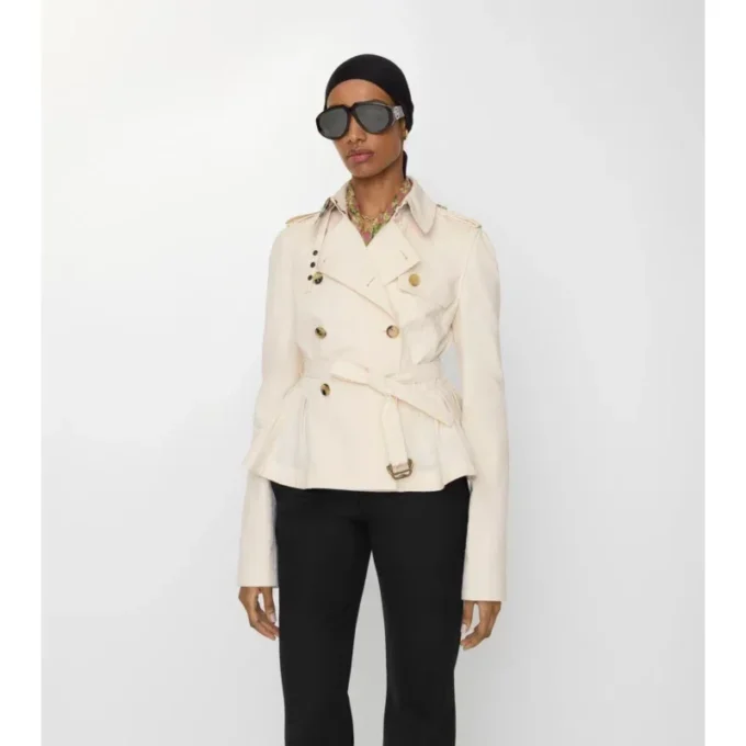 Baumwoll-Trenchjacke „Isabella“