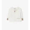 Baumwollcardigan mit Logo