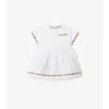 Baumwollkleid mit Karomuster und Bloomers