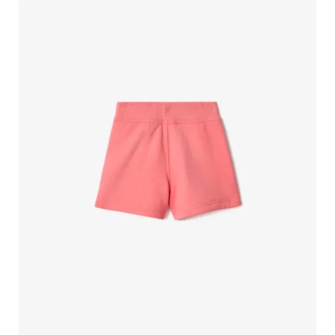 Baumwollshorts mit Karobordüre