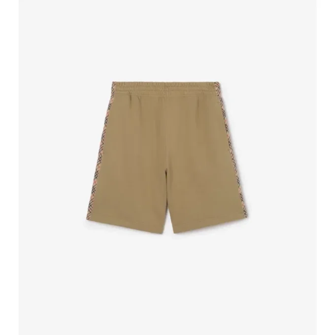 Baumwollshorts mit Karomuster