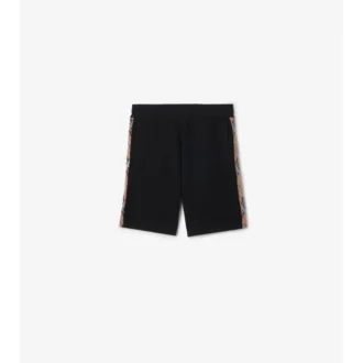 Baumwollshorts mit Karomuster