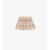 Baumwollshorts mit Karomuster