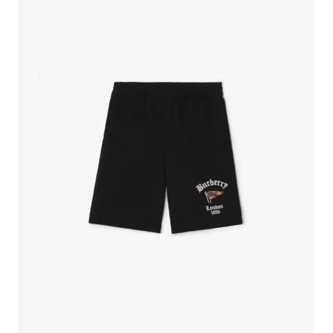Baumwollshorts mit Karomuster