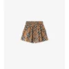 Baumwollshorts mit Karomuster