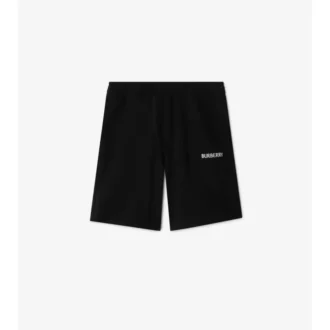 Baumwollshorts mit Logo