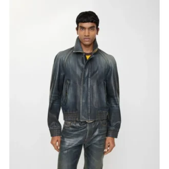 Beschichtete Denim-Jacke