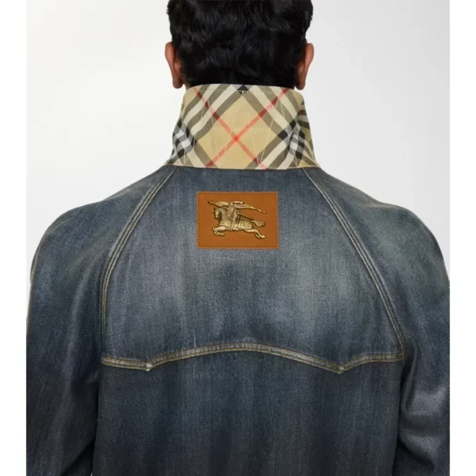Beschichtete Denim-Jacke