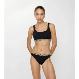 Bikini-Oberteil mit Karomuster