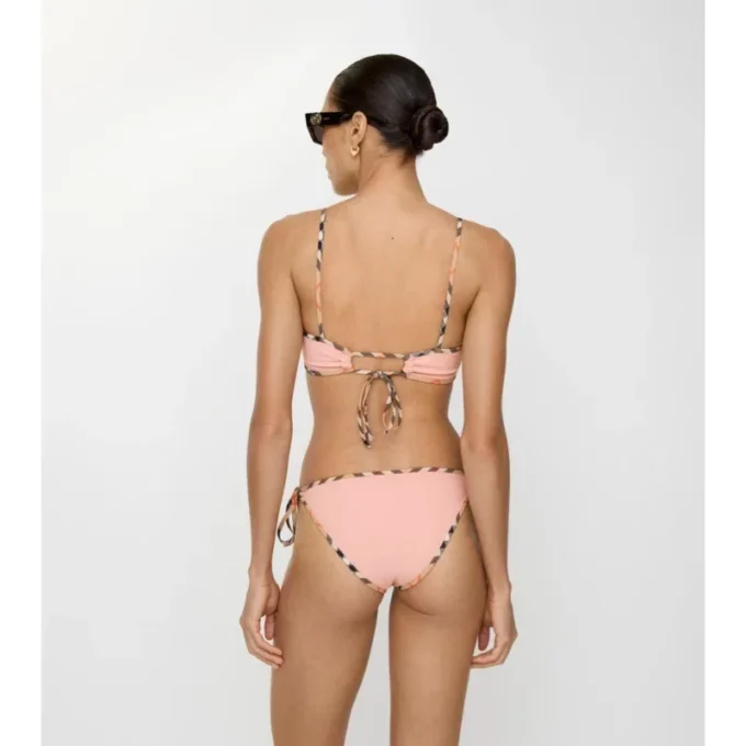 Bikini-Slip mit Karobordüre