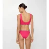Bikini-Slip mit Karobordüre
